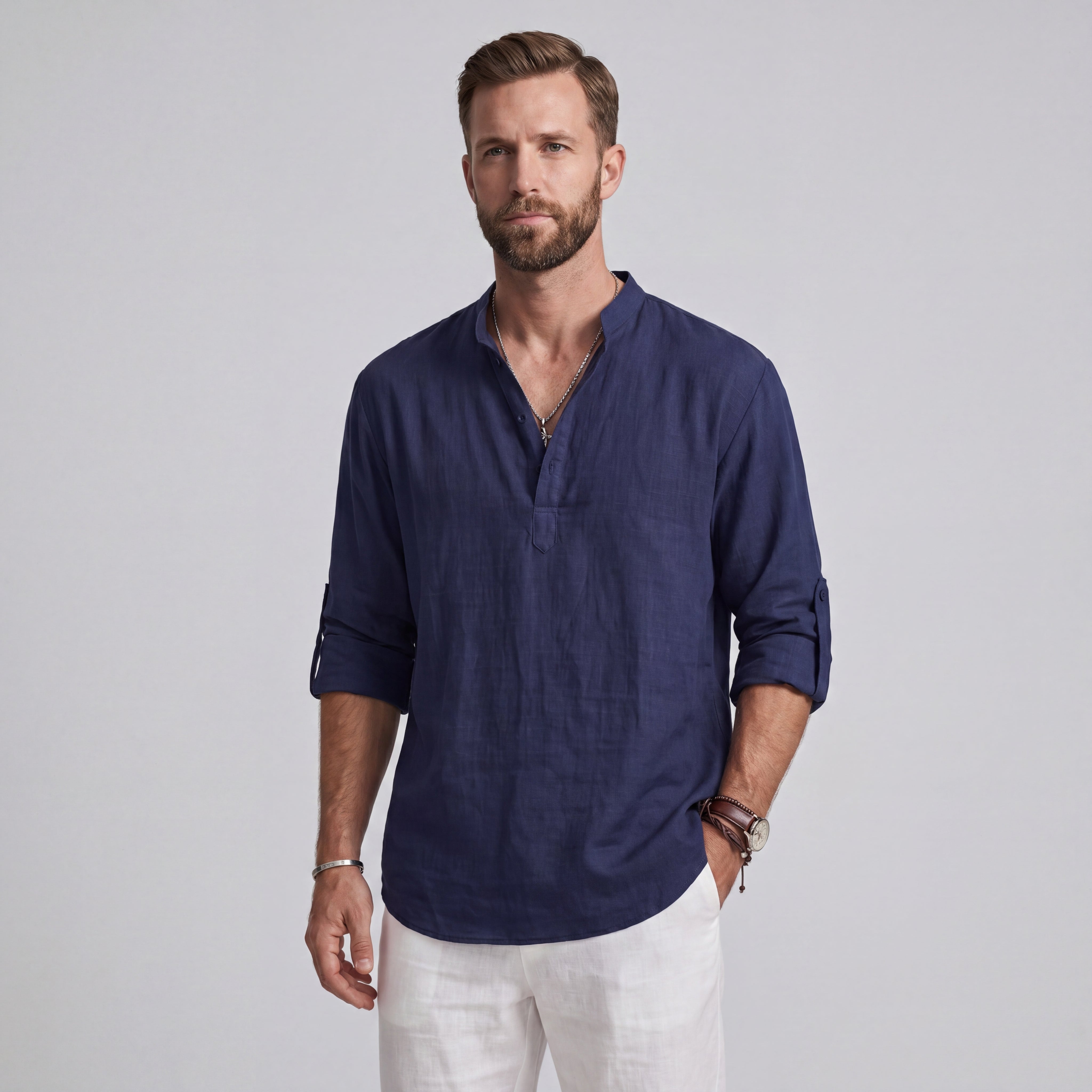 Bleu Marine / 5XL