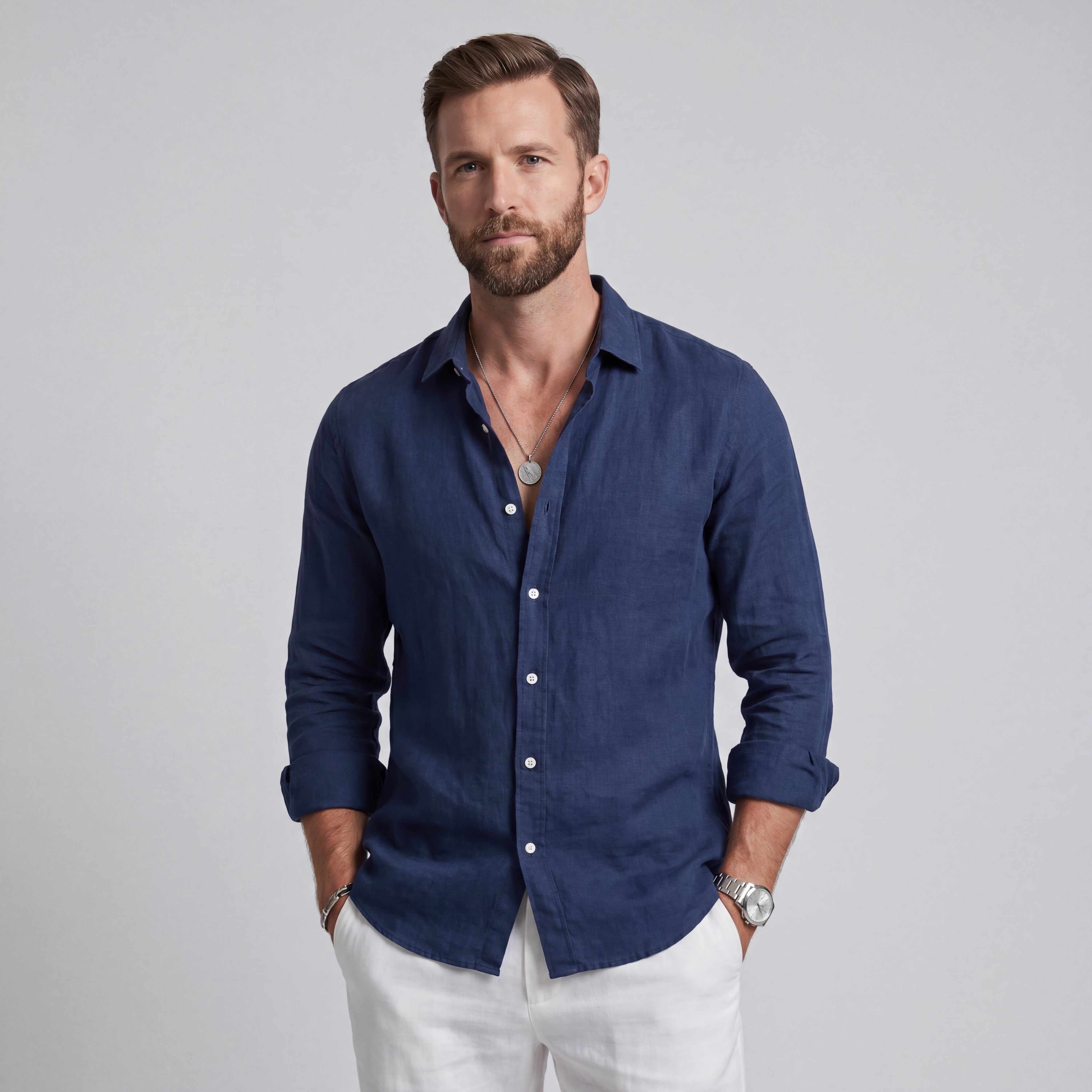 Bleu Marine / 5XL