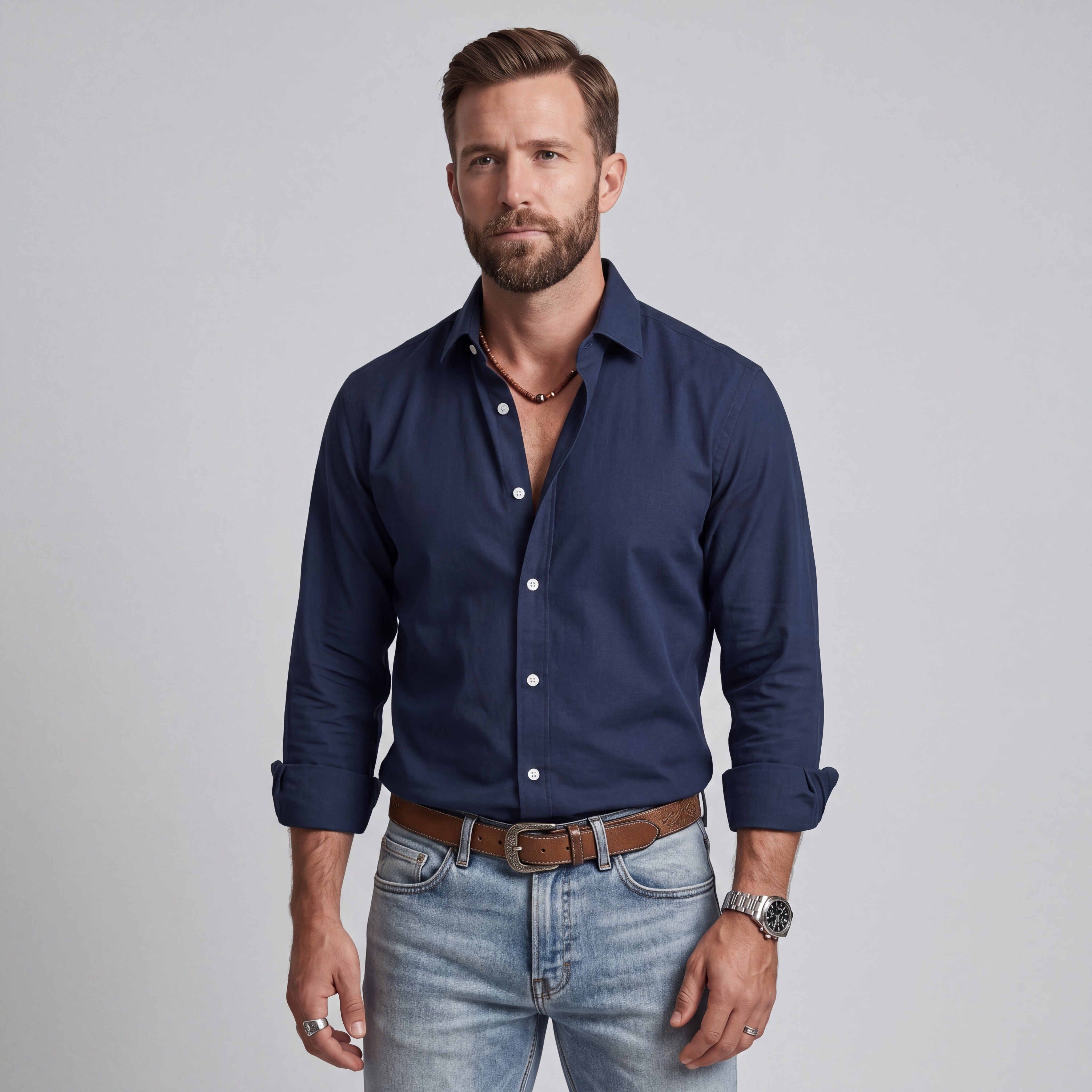 Bleu Marine / 5XL